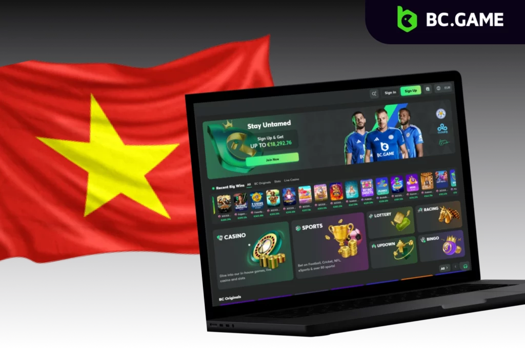 Biểu ngữ BC Game tại Việt Nam